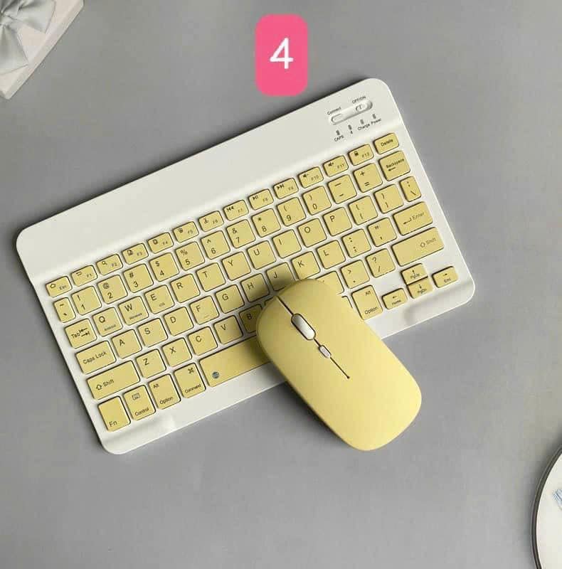 Bàn phím bluetooth không dây mini 10 inch/ chuột không dây