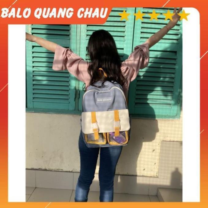 Balo nam nữ thời trang  TẶNG KÈM STICKER dễ thương, hàng bao chất