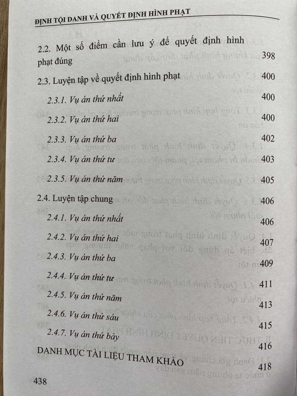 Định Tội Danh và Quyết Định Hình Phạt