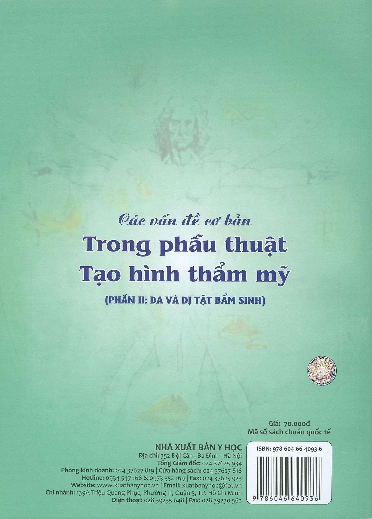 Benito - Sách - Các vấn đề cơ bản trong phẫu thuật tạo hình thẩm mỹ (Phần 2: Da và dị tật) - NXB Y học