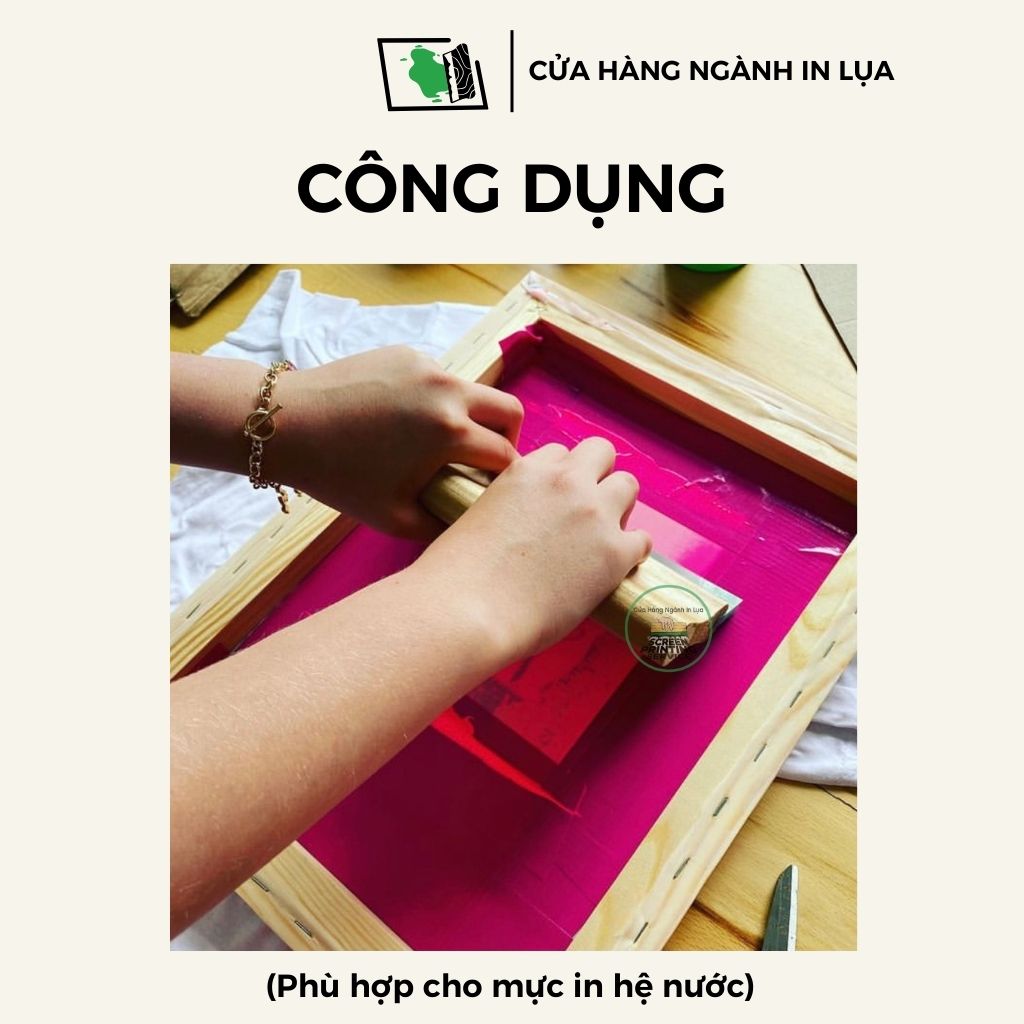 Dao gạt mực in lụa dày 7mm, độ cứng 65A xanh lá