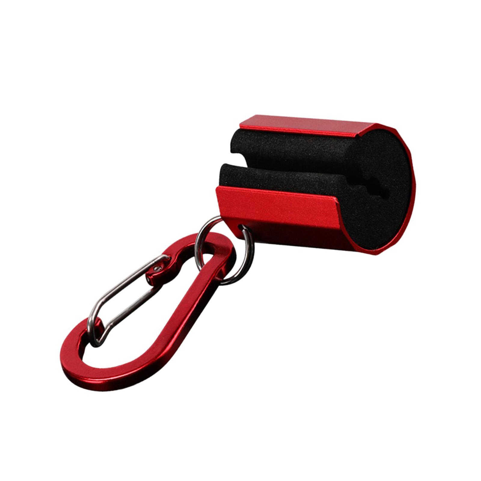 Portable Fishing Rod Holder Clip, Fishing Gear, with Carabiner Clamp for Fishing Equipment