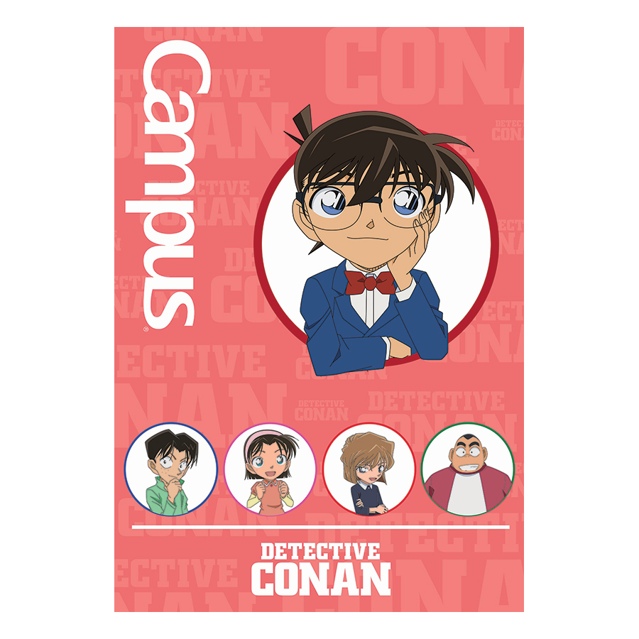 Vở Campus Conan Detective Kids B5 (80 Trang)