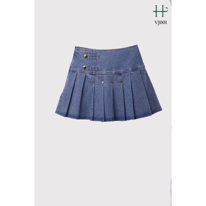 Chân váy Jeans cách điệu Hàn Quốc -VJ01