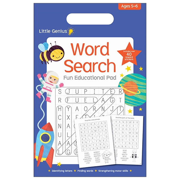 Little Genius Word Search Fun Educational Pad