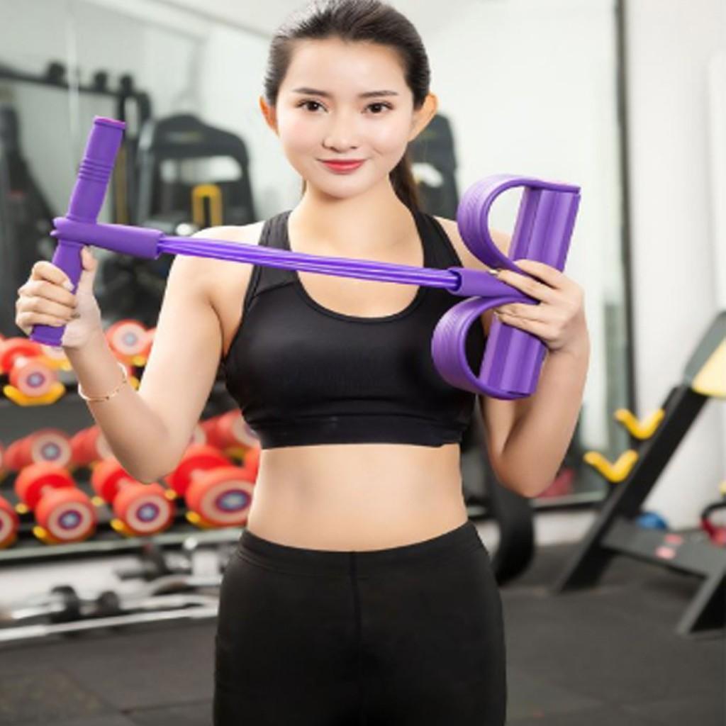 Dây Tập Cao Su Đàn Hồi Tập Thể Dục Dây Kéo Tập Cơ Bụng , Tập Gym Toàn Thân Tại Nhà Hiệu Quả