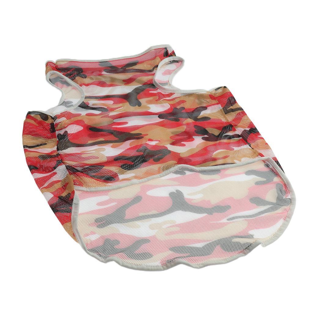 Pet Dog Summer Clothes Puppy Medium Large Dog Camouflage Mesh Vest
