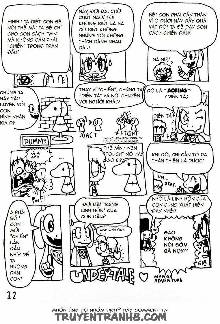 undertale - câu chuyện dưới lòng đất chapter 2 5