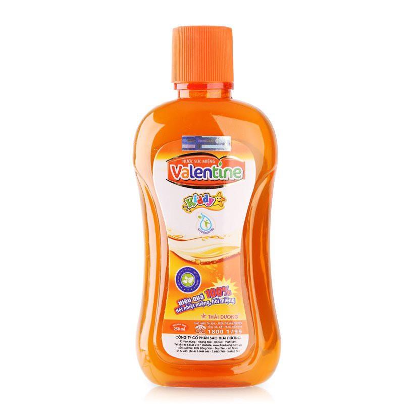 Nước súc miệng trẻ em Valentine kiddy Sao Thái Dương 250ml