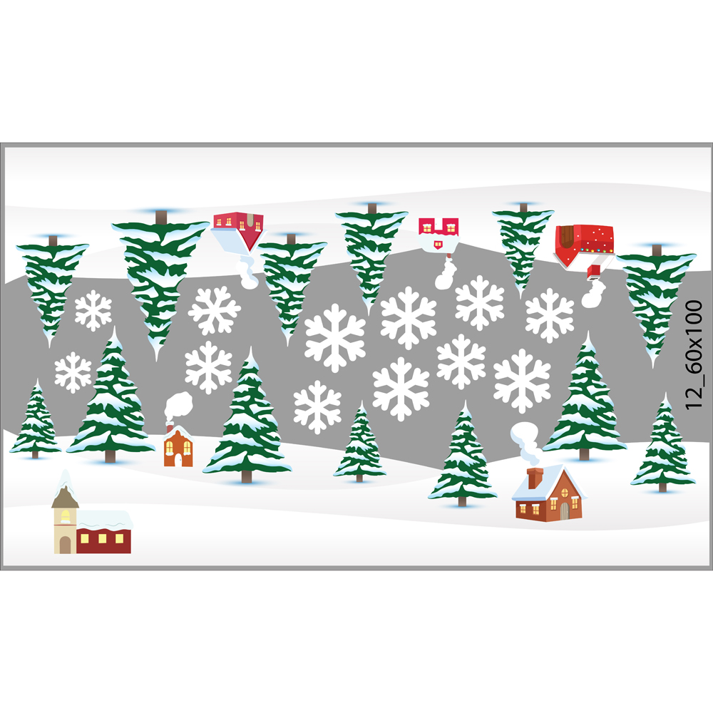 DECAL TRANG TRÍ NOEL 2021 COMBO SỐ 22
