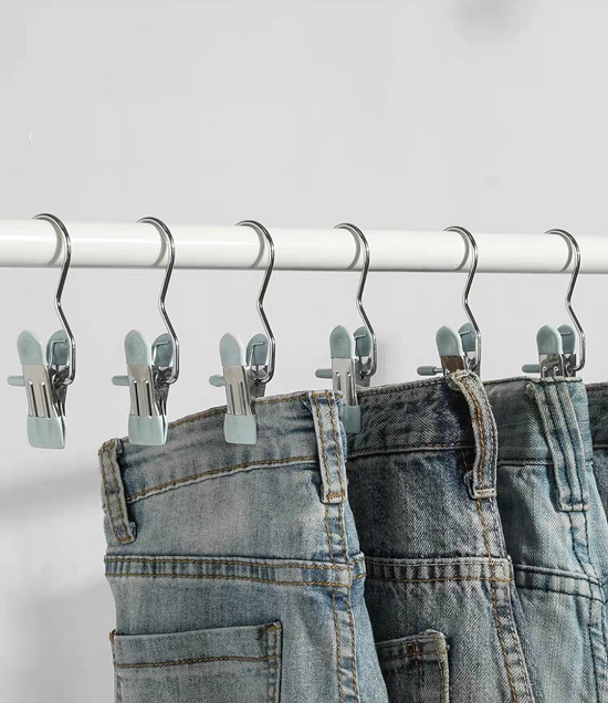 Móc Kẹp Đơn Nhỏ Gọn Tiện Lợi Treo Quần Áo, Mũ, Nón ,Tất, Vớ Chất Liệu Thép Không Gỉ Tiện Dụng GD764-MocKep