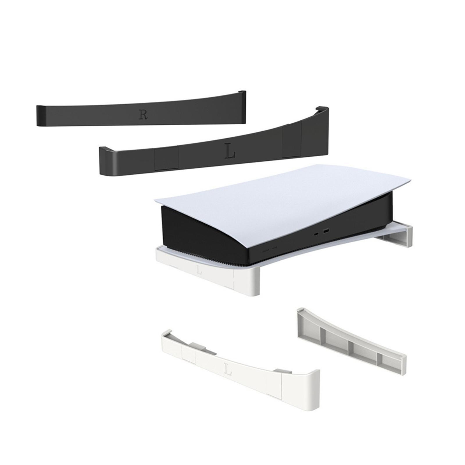 2x Storage Holder Black Accs for PS5 Base Console Host Digital Version