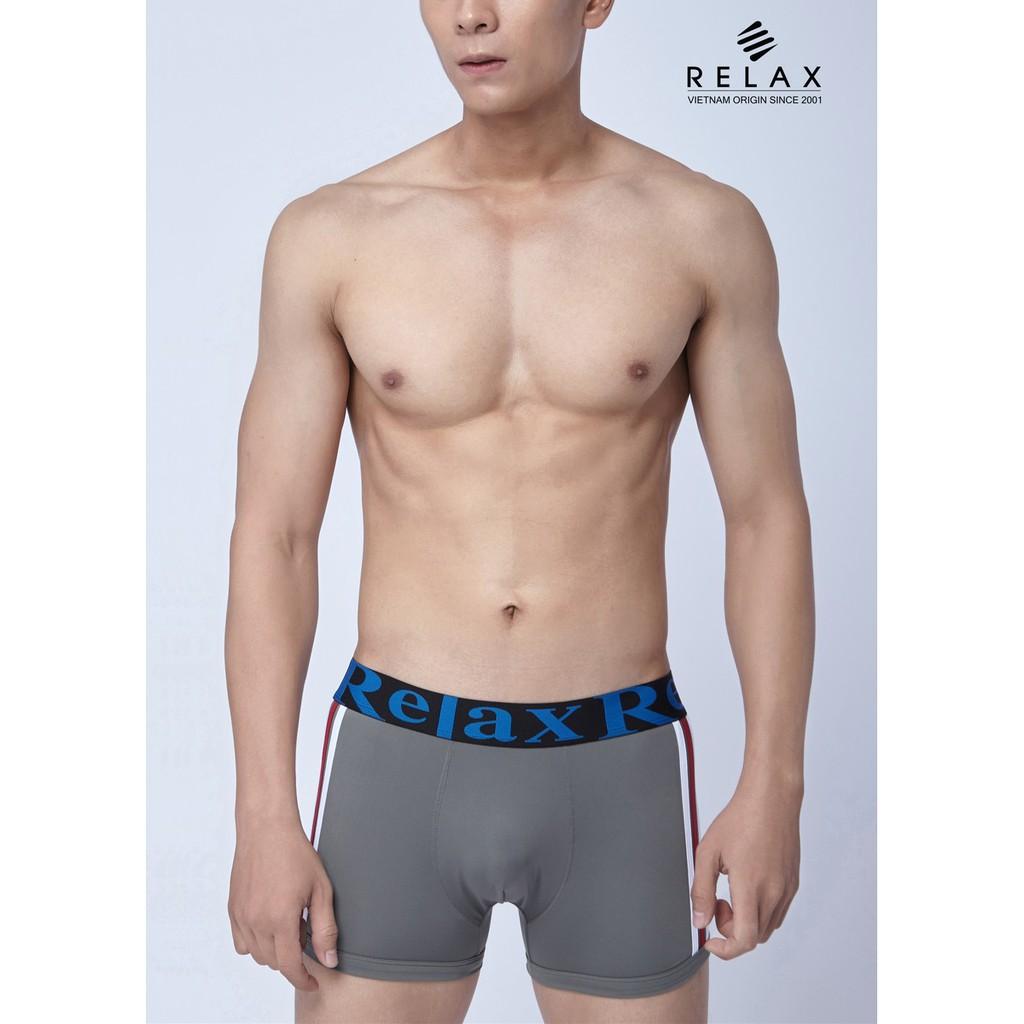 Quần lót nam boxer RLTK007 quần sịp nam thoáng mát mềm mại cao cấp, co giãn tốt, ôm gọn - RELAX