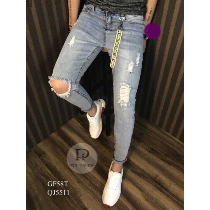 QUẦN JEAN NAM RÁCH GỐI CỰC CHẤT