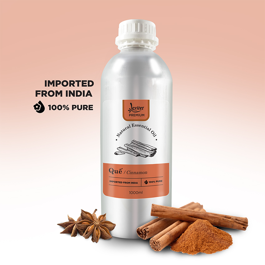Tinh Dầu Quế Leviter 1000ml Lau Sàn Xông Phòng Treo Xe Ô Tô