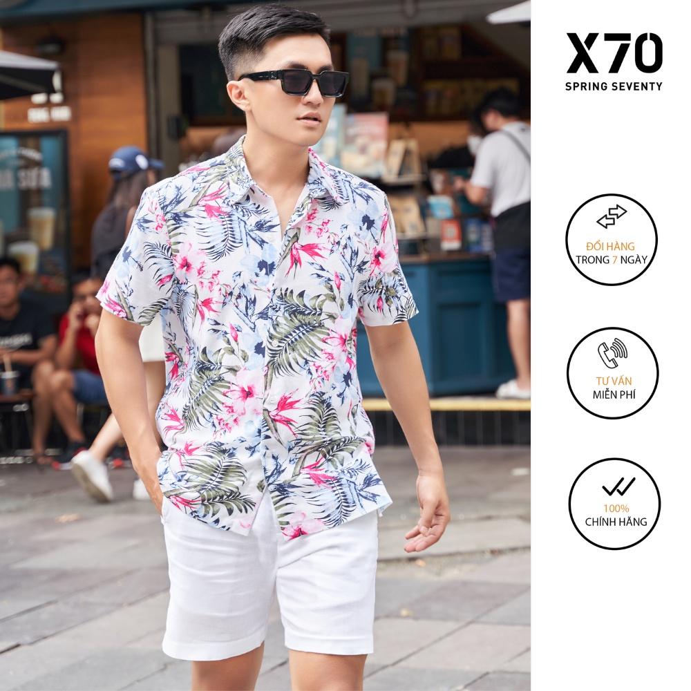 Áo Sơ Mi Nam Hoạ Tiết Sọc Nhiều Màu Sắc Thời Trang X70 - 07670001