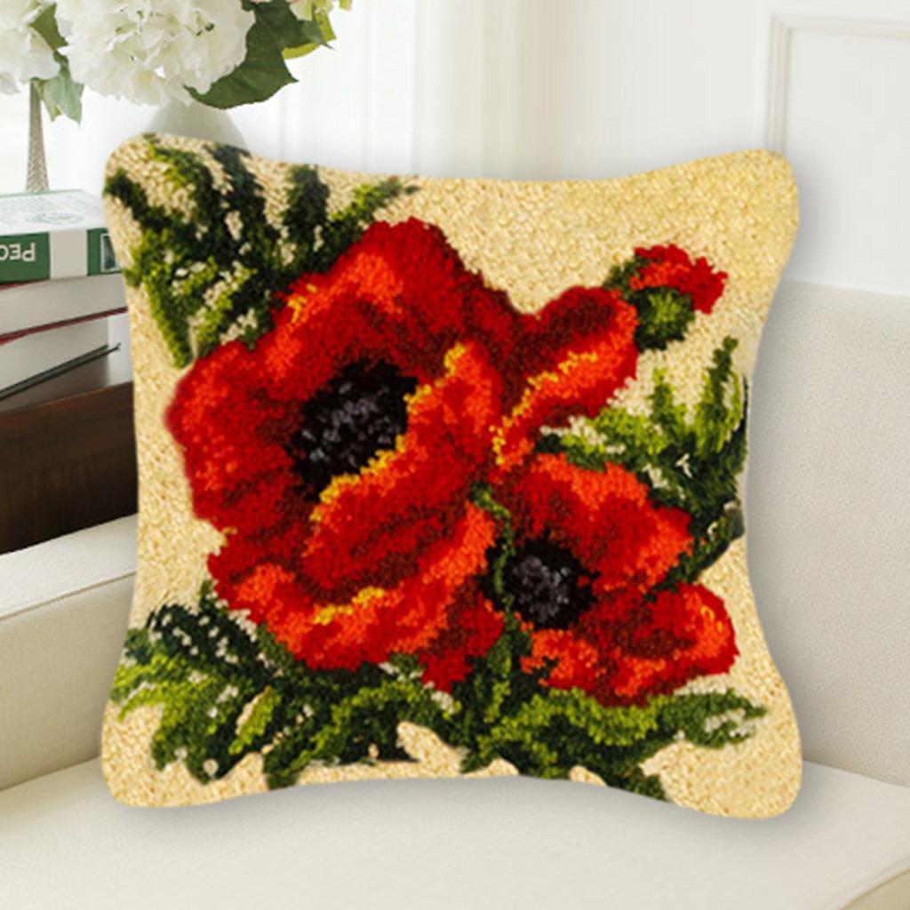 Hook Kit with Basic Tool Pillow Case Making Home Ornament