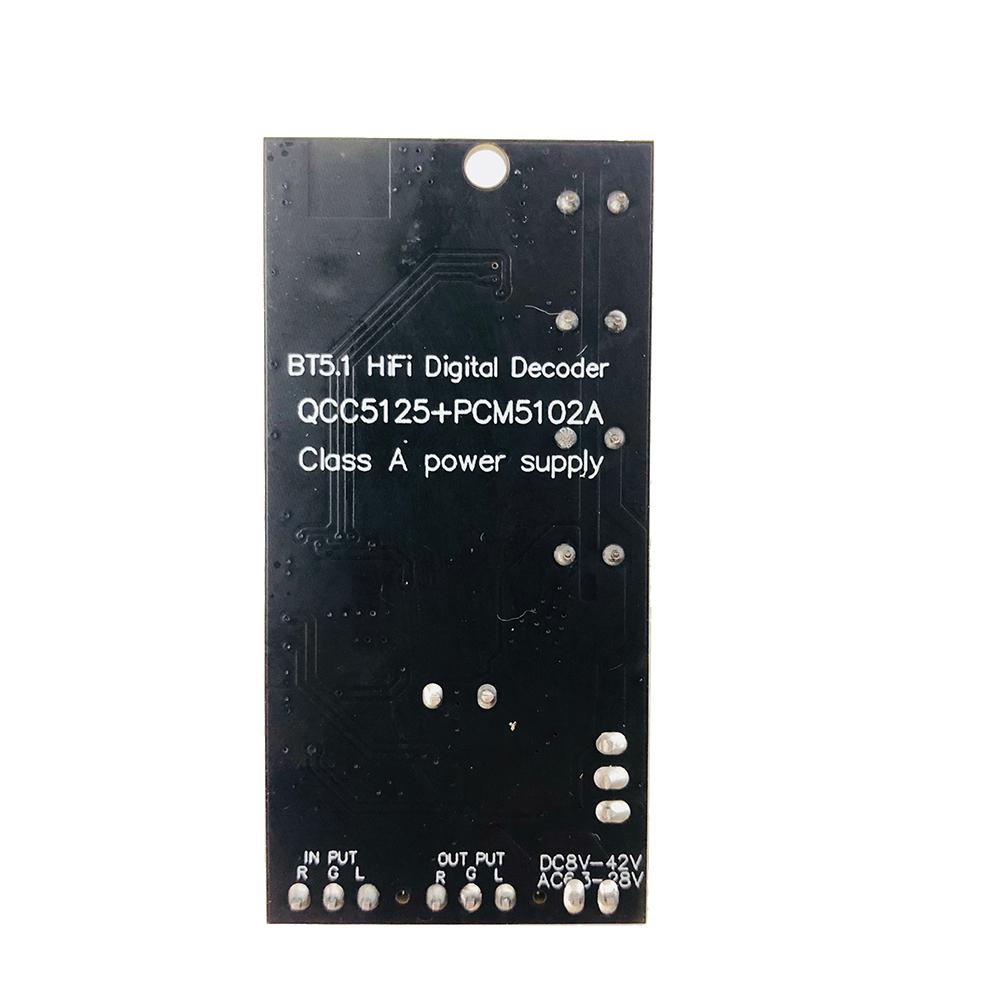 Bảng mạch giải mã Nvarcher QCC5125 Bluetooth 5.0 Bộ giải mã APTX HD Lossless PCM5102A DAC