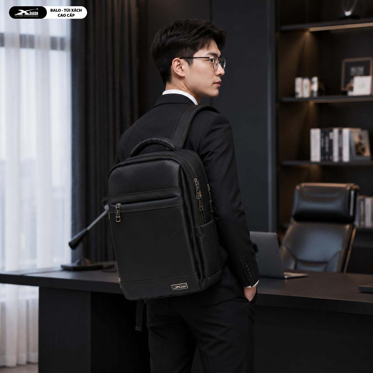 Balo Doanh Nhân Thời Trang Xbags Royal Pro Balo Laptop Cao Cấp Hiện Đại Đẳng Cấp XB2011