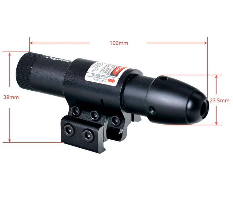 Dụng cụ tập chơi, hỗ trợ Bi-a Laser Sight Scope (LED RED)