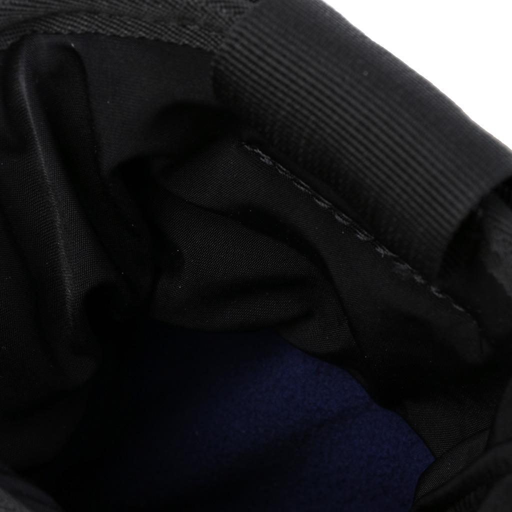 Rock Climb Caving Bouldering Chalk Bag Giving Bag with Belt Black