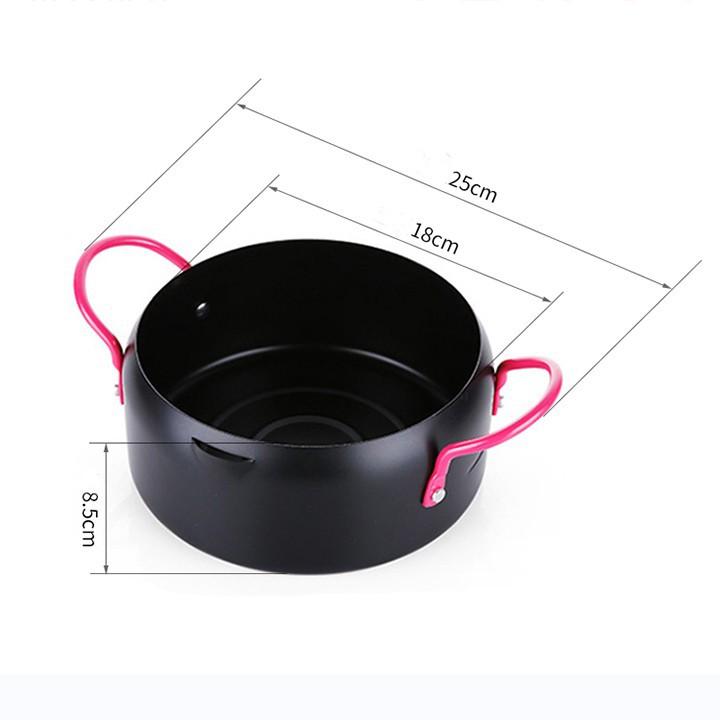 Nồi Chiên Rán Lọc Dầu Size 18cm