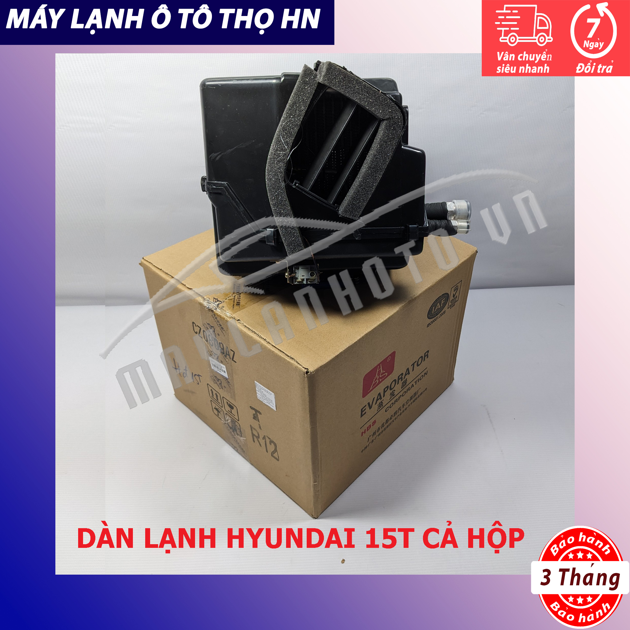 Dàn lạnh Hyundai 15 tấn 2000 hàng HBS Trung Quốc