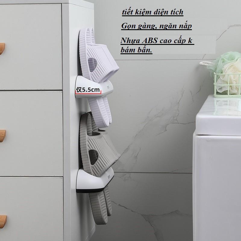 Kệ Treo Dép Nhà Tắm OENON Cao Cấp, Giá Treo Dép Thông Minh Dính Tường Siêu Chắc