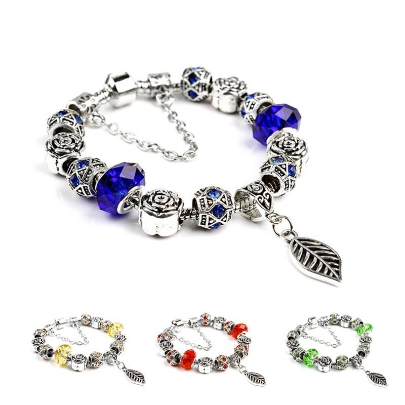 Vòng tay charm chiếc lá