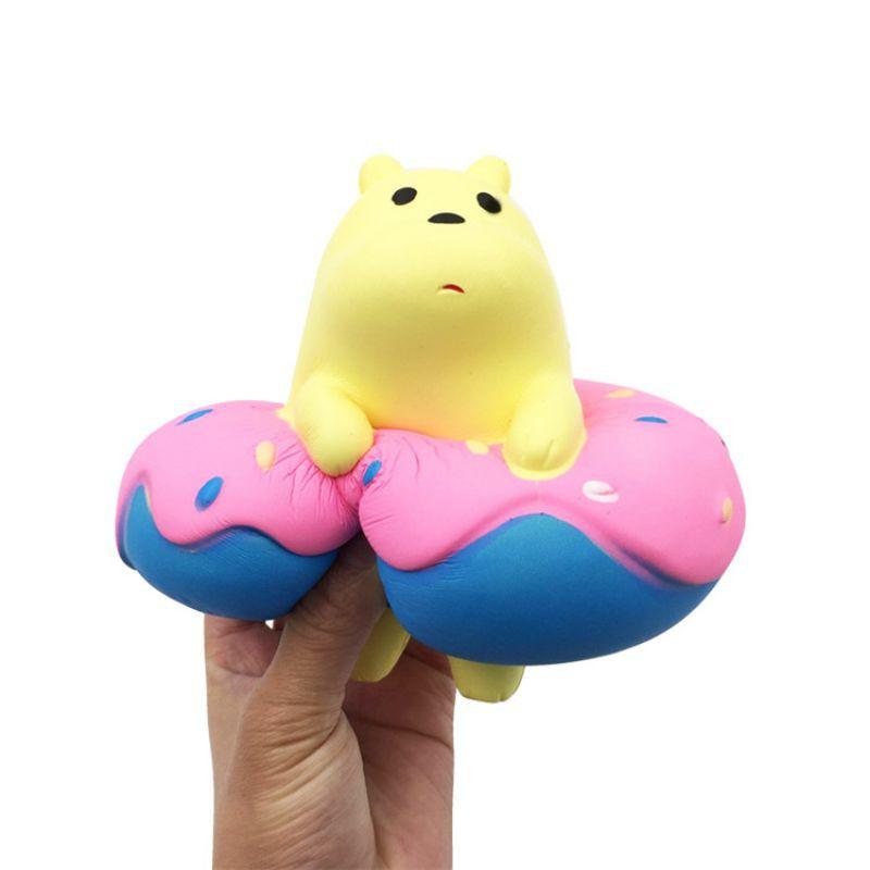 Squishy Gấu Đeo Phao Siu To  (có bao bì)