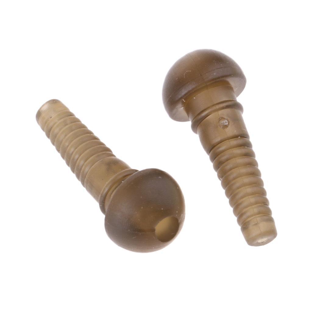 50pcs Terminal Carp Fishing Tackle Kit Rubbers Tubes Cones Terminal Tackle