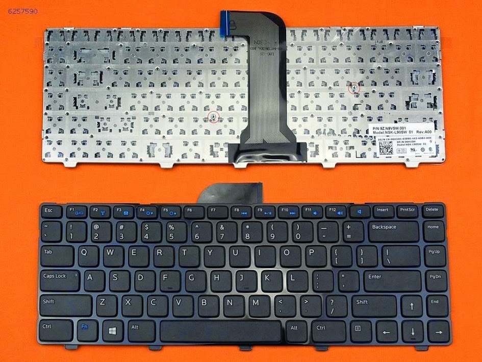 Bàn phím thay thế cho laptop Dell Inspiron 14 3421 14R 5421 3437 5437, 1528 2421 2518 2308 2418, 3440, 15Z-5523 – 3421 5421 14R