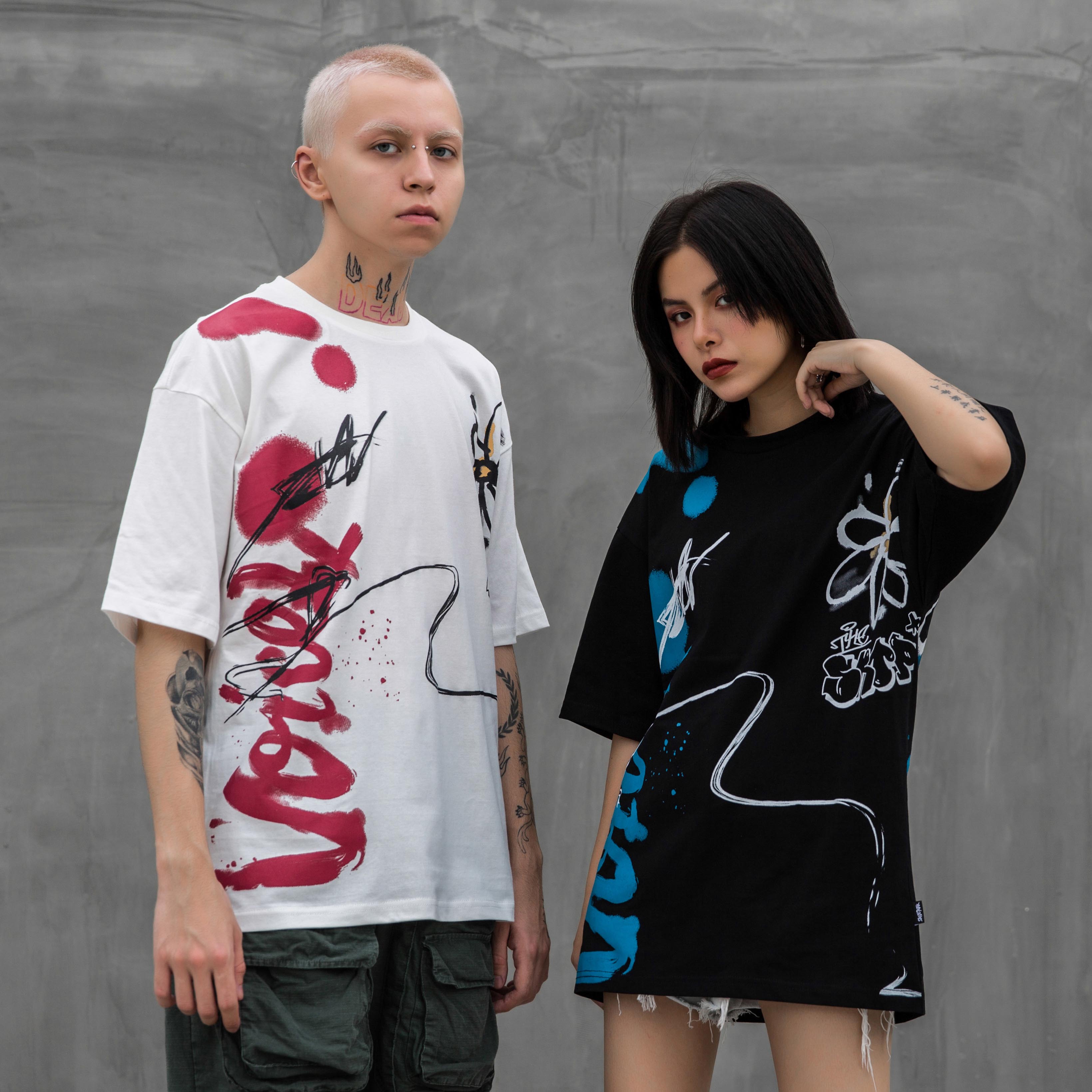Áo phông nam nữ hoa cúc Daisy thời trang teen unisex