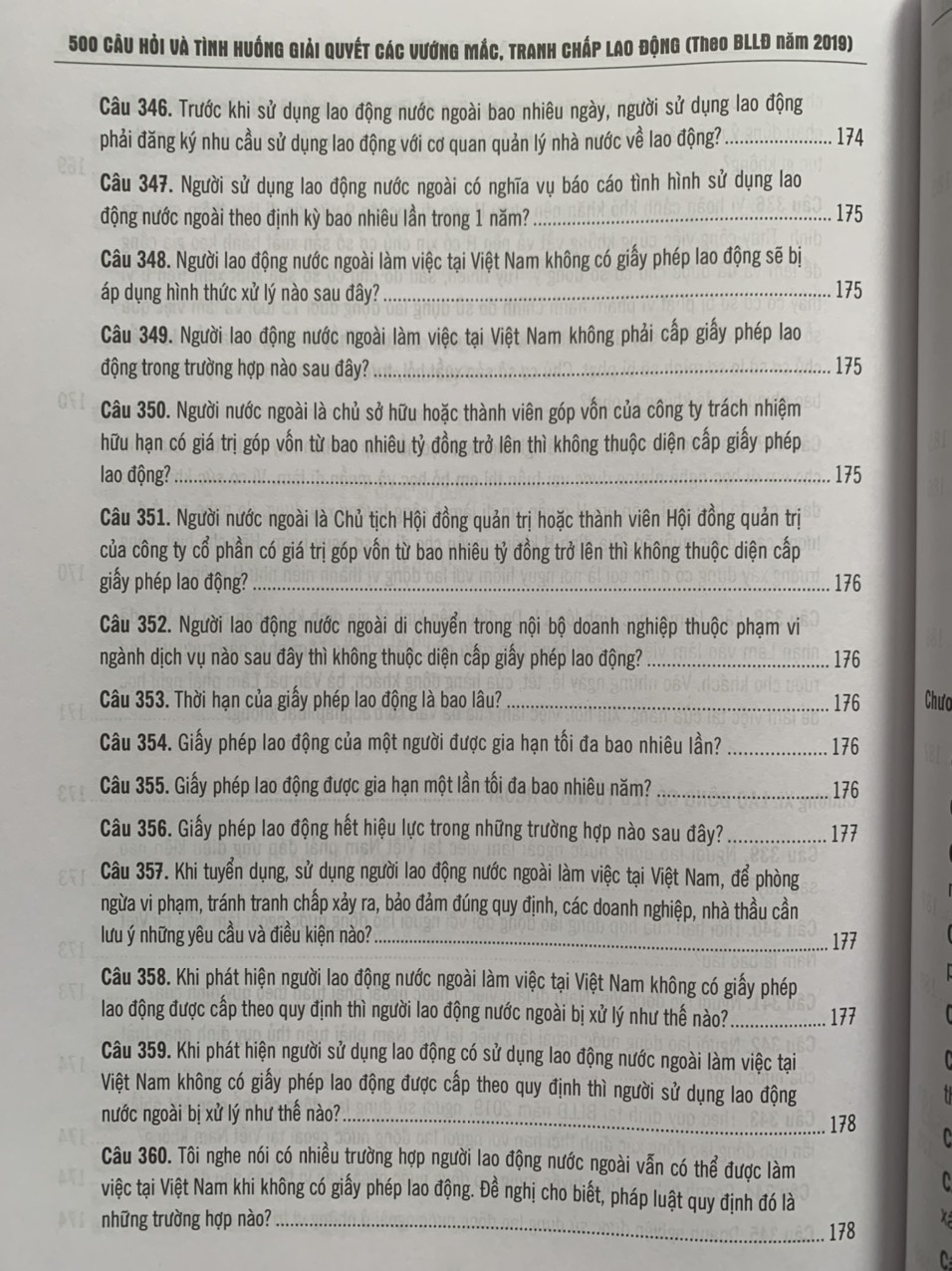 500 Câu hỏi và tình huống giải quyết các vướng mắc tranh chấp lao động