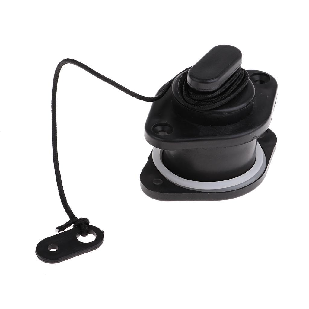 2-6pack Universal PVC Scupper Drain Valve Cap for Kayak Inflatable Boat 24mm