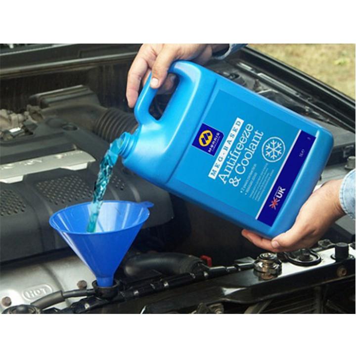 Nước làm mát động cơ màu xanh cho ô tô, xe máy Morris MEG Antifreeze and Coolant 1L