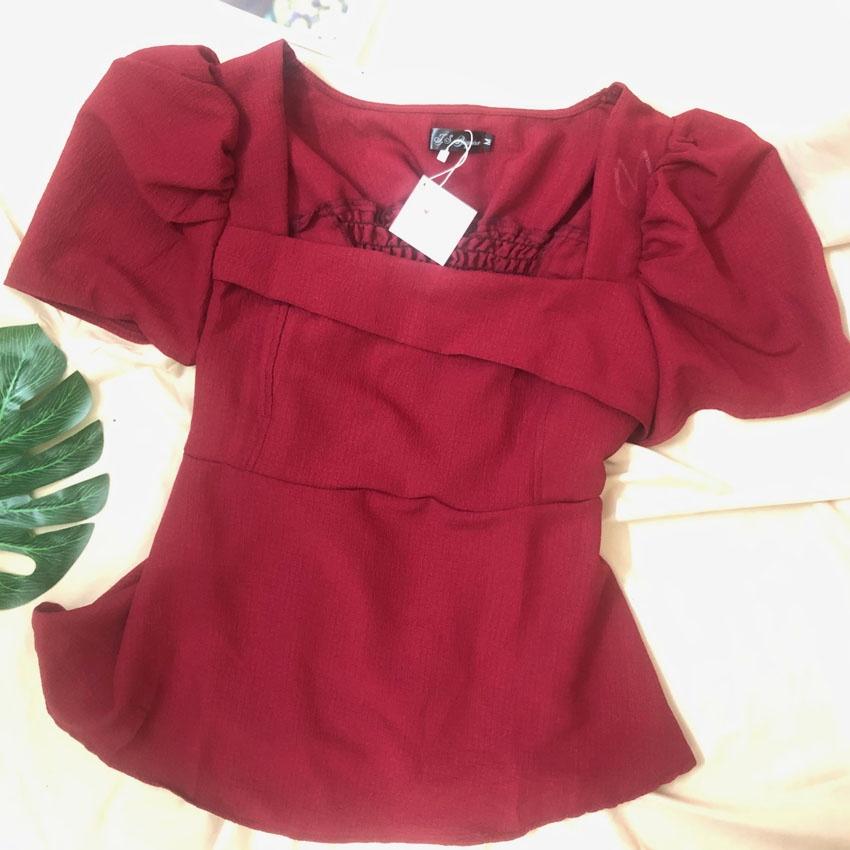 Áo Bigsize xốp tay phồng A02