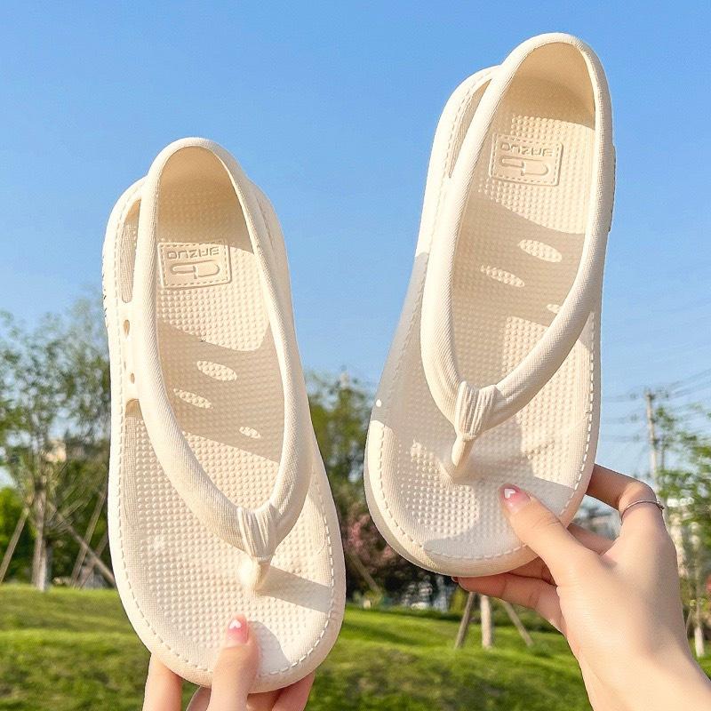 Dép Sandal xỏ ngón chất eva siêu nhẹ siêu bền êm chân chống nước đi mưa đi biển - SD004 - Hồng