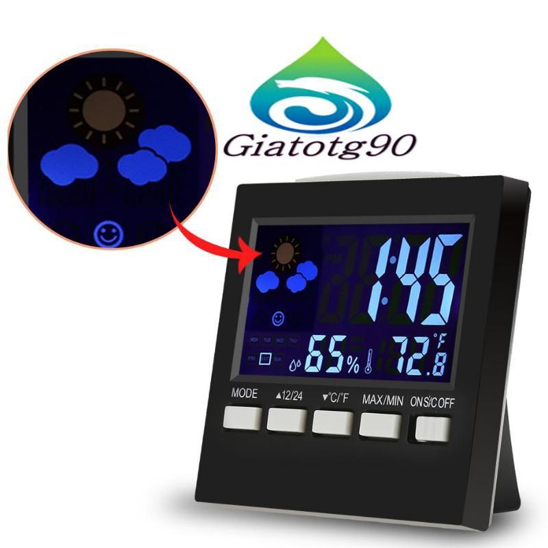 Đồng hồ led đo nhiệt độ và độ ẩm thông minh 206884