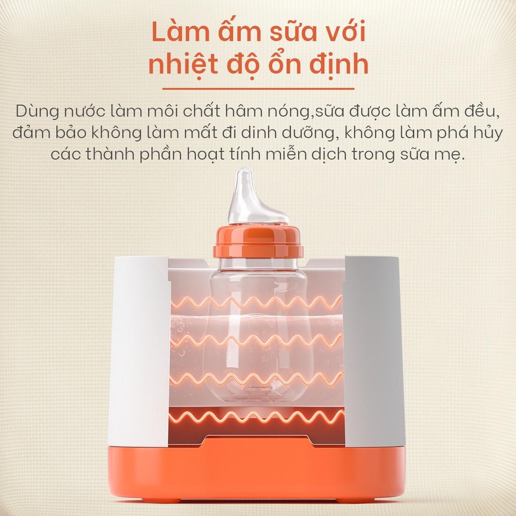 Máy hâm nóng sữa đôi 3in1 Yoboo YB-0041 thiết kế "3 TRONG 1" dùng hâm nóng, rã đông, tiệt trùng - Hàng chính hãng