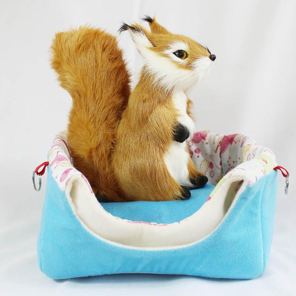 Dual Use Hammock Sofa for Rat Hamster Squirrel Hanging Bed Toy House Nest