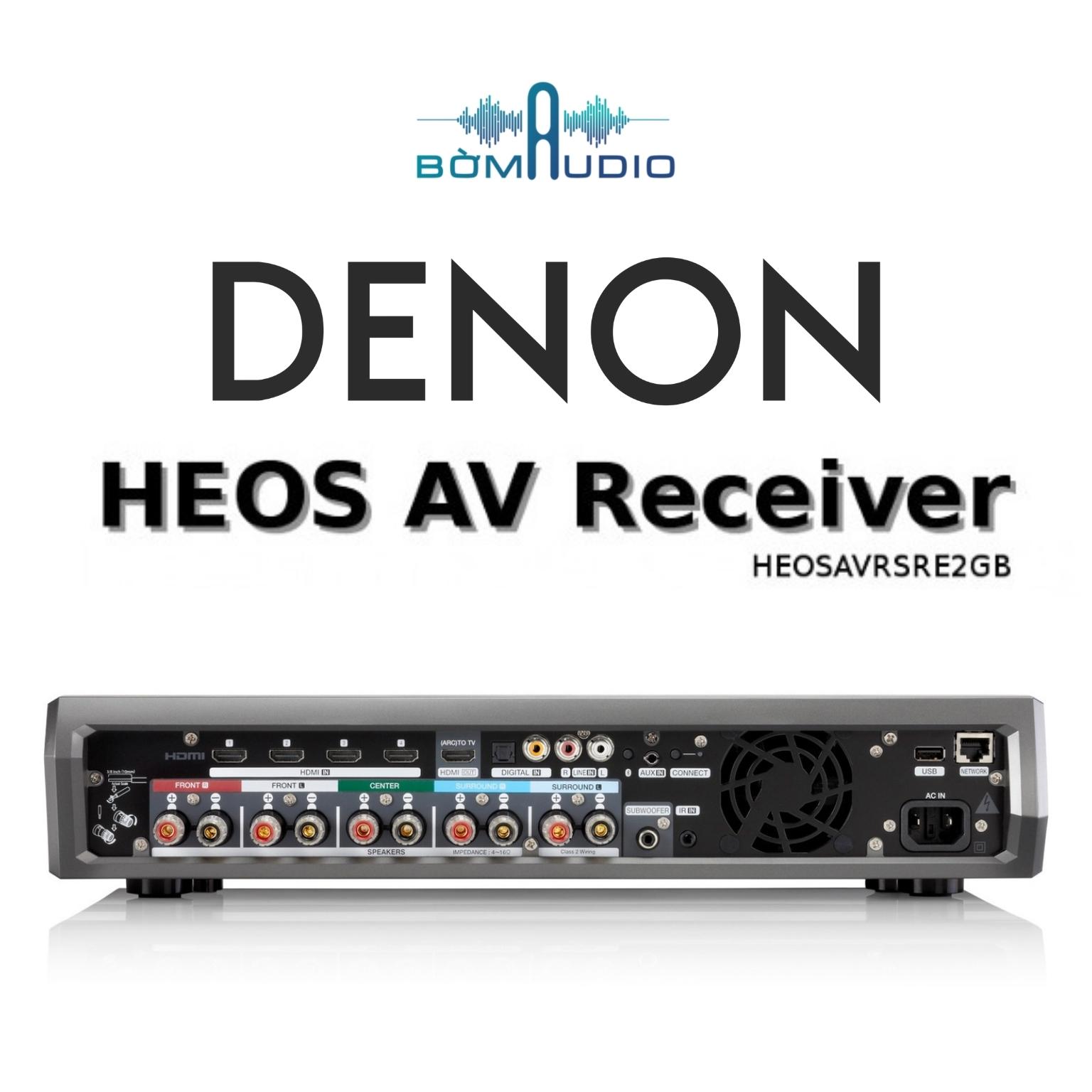 DENON HEOS AVR | AMPLY XEM PHIM NGHE NHẠC ĐA PHÒNG 5.1 KÊNH x100W - KẾT NỐI KHÔNG DÂY THỜI THƯỢNG | HÀNG CHÍNH HÃNG _ MỚI 100%