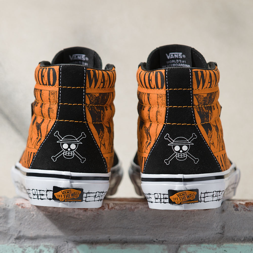 Giày Vans MN Skate SK8-Hi x ONE PIECE VN0A5FCCORA