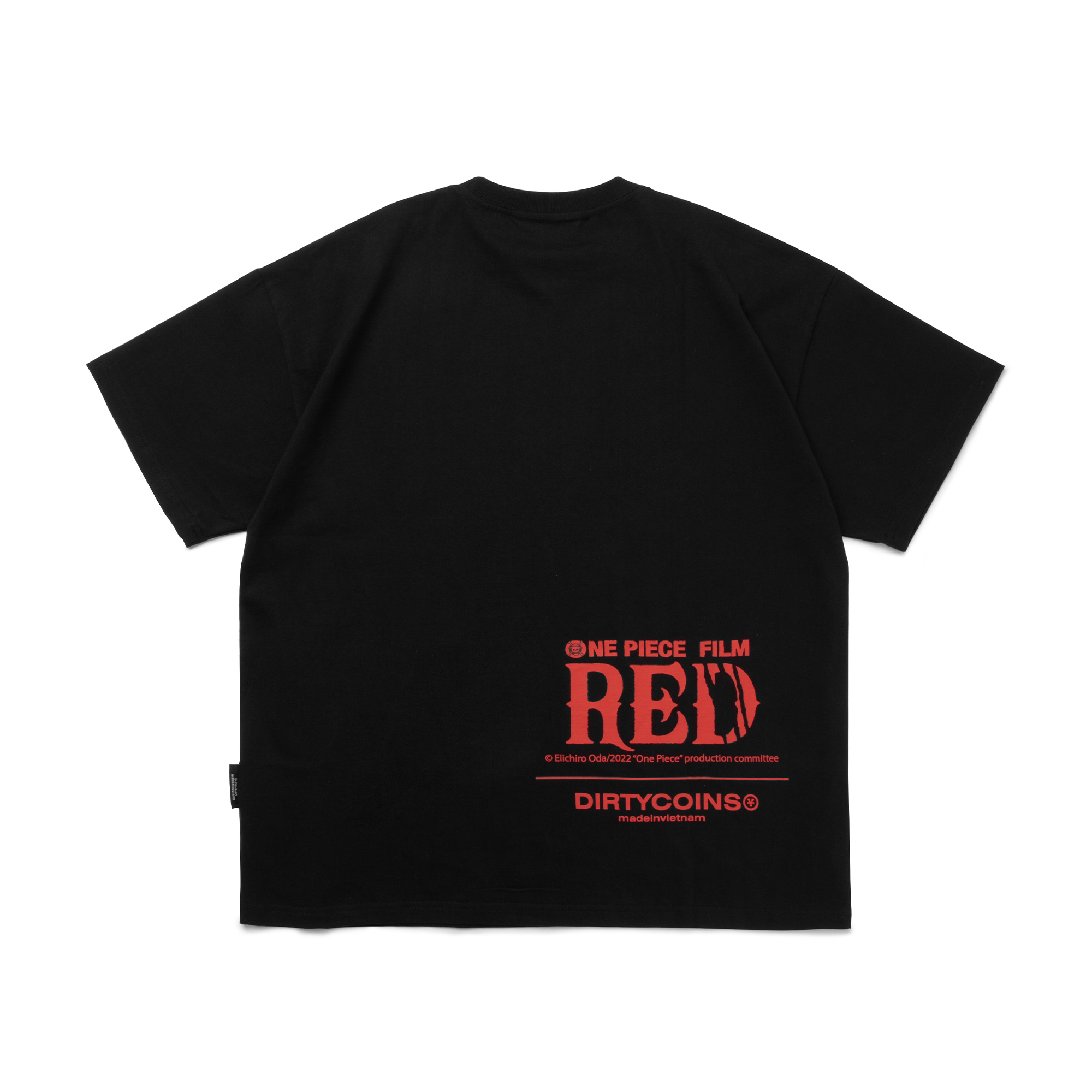 Áo Thun DirtyCoins x One Piece Film:Red Zoro T-shirt - Black