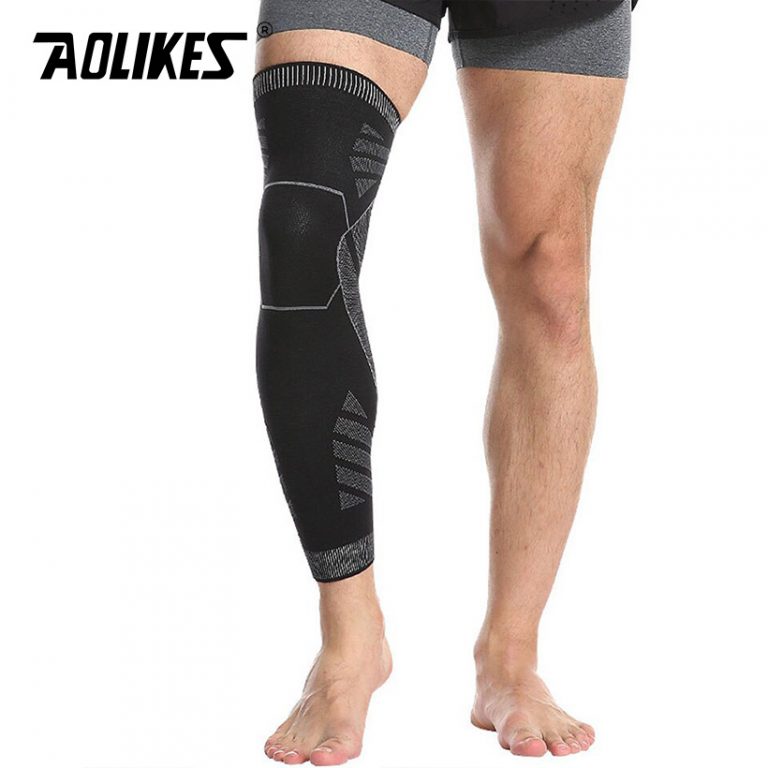 Đai bó gối dài AOLIKES A-7060 bảo vệ đầu gối chống nắng Elastic long leggings