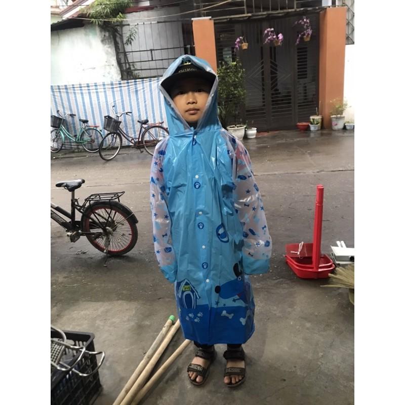 Áo mưa trẻ em cao cấp, hình thú ngộ nghĩnh đáng yêu