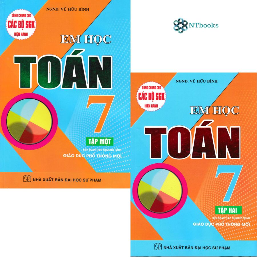 Combo 2 Cuốn Sách Em Học Toán Lớp 7 Tập 1 + Tập 2