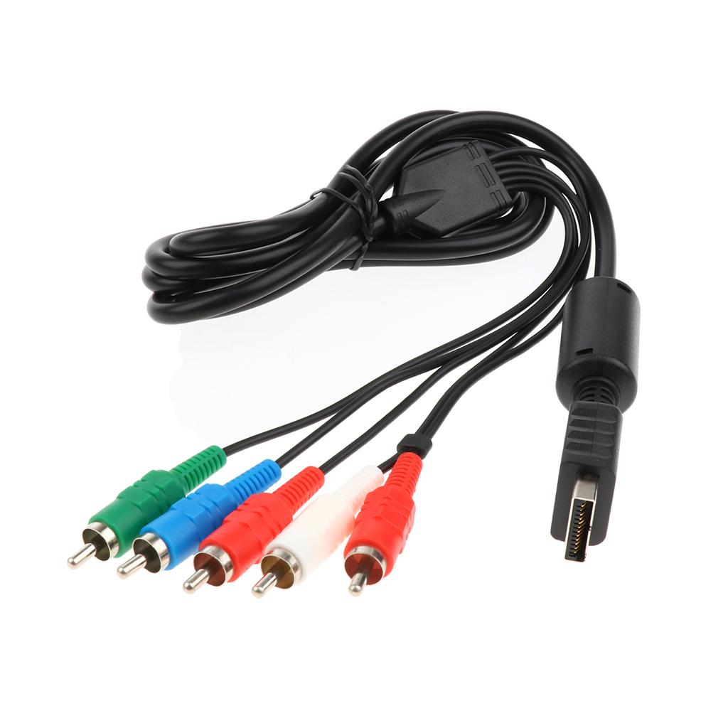 Audio Video AV Cable For Sony Playstation PS1 PS2 PS3 Console Lead Wire 1.8m