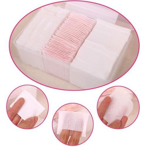 Hộp Bông Tẩy Trang Nature 320 Miếng Dày 3 Lớp 100% Cotton Nhật Bản