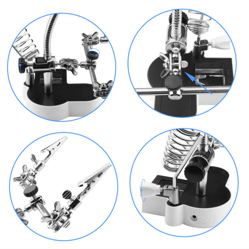 Kính lúp hỗ trợ hàn các mạch điện tử, sửa chữa các đồ điện tử